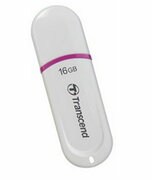 ФлешкаTranscendJetFlash330,16GB,USB2.0,White/Violet