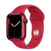 AppleWatchSeries7GPS+Cellular41mm(PRODUCT)REDAluminumCasewith(PRODUCT)REDSportBand(MKHV3)