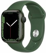 AppleWatchSeries7GPS+Cellular45mmGreenAluminumCasewithCloverSportBand(MKJR3)