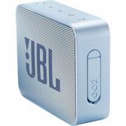 JBLGo2Cyan/BluetoothPortableSpeaker,3W(1x3W)RMS,BTType4.1,Frequencyresponse:180Hz–20kHz,IPX7Waterproof,Speakerphone,730mAhrechargeableLithium-ionbattery,3.5mmjackaudioinput,Batterylife(upto)5hr