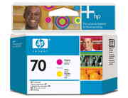 HP№70YellowandMagentaPrinthead