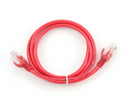 FTPPatchCord1m,Red,PP22-1M/R,Cat.5E,moldedstrainrelief50u"plugs