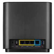 ASUSZenWiFiAX(XT8)WiFiSystem(XT82Pack),Black,WiFi6802.11axMeshSystem,Wireless-AX6600574Mbps+1201Mbps+4804Mbps,TriBand2.4GHz/5GHz-1/5GHz-2foruptosuper-fast6.6Gbps,WAN:1xRJ45LAN:3xRJ4510/100/1000,USB3.1