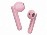 TrustPrimoTouchBluetoothWirelessTWSEarphones-Pink,Upto4hoursofplaytime,Manageallimportantfunctions(next/previous/pause/play/voiceassistant)withasimpletouch