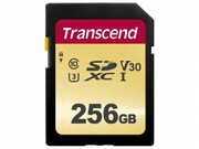256GBSDXCCard(Class10)UHS-I,U3,Transcend500S"TS256GSDC500S"(R/W:95/60MB/s,MLC)