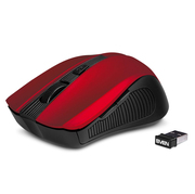 WirelessMouseSVENRX-350W,Optical,600-1400dpi,6buttons,SoftTouch,2xAAA,Red