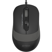 MouseA4TechFM10,Optical,600-1600dpi,4buttons,Ambidextrous,4-WayWheel,Black/Grey,USB