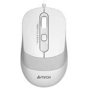 MouseA4TechFM10,Optical,600-1600dpi,4buttons,Ambidextrous,4-WayWheel,White/Grey,USB