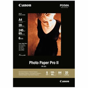 PaperCanonPR-201,A4,(210x297mm),PhotoProII(SuperHighGloss),Quality6*,245g/m2,65Ibs(us),20pages,ChromaLife100+years