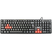 КлавиатураDialogKS-030U,USB,black-red