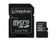 32GBKingstonmicroSDClass10UHS-I+SDadapterCanvasSelect,Upto:80MB/s