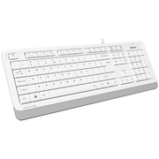 KeyboardA4TechFK10,MultimediaHotKeys,LaserInscribedKeys,SplashProof,White/Grey,USB