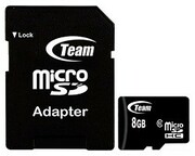 8GBTeamMicroSDHCClass10+AdapterMicroSD->SD,Read20MB/sWrite14MB/s,TUSDH8GCL1003(carddememorie/картапамяти)