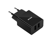 ACMECH204Wallcharger,Black,InputAC100–240V,50/60Hz,Output2xUSBType-ADC5V,2.4A(12W)