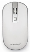 WirelessMouseGembirdMUSW-4B-06-WS,800-1600dpi,4buttons,Ambidextrous,1xAA,White/Silver