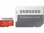 256GBMicroSD(Class10)UHS-I(U3)+SDadapter,SamsungEVOPlusMB-MC256KA(R:130MB/s)