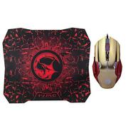 MARVOM416G1WiredGamingMouse+Mousepad