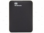 2.5"ExternalHDD1.0TB(USB3.0)WesternDigital"Elements",Black,Durabledesign