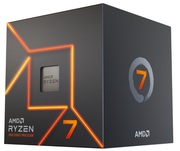 ПроцессорAMDRyzen™77700,SocketAM5,3.8-5.3GHz(8C/16T),8MBL2+32MBL3Cache,AMDRadeon™Graphics,5nm65W,Zen4,Unlocked,Box(withAMDWraithPrismCooler)
