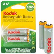 Kodak30955080NiMHrechargeablebatteryMignonAA/HR6/1.2V,KAARDC-2,2600mAh(20),2pack