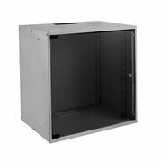 Cabinetrackmetalic15U,600x600x745mm,flatpack,Black15u-Rec-156F