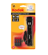Kodak30414600KodakLEDFlashlightUltra60+3xAAAEHD(blister)
