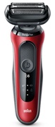 ShaverBraunSeries660-R1200s,Foilshaver,rechargeablebatteryoperationLi-Ion(operatingtime50minutes,chargingtime1hour),red