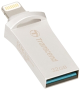 USBфлешнакопительTranscendJetDiveGo500,32GB,Sliver,USB3.1