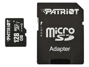 128GBPatriotLXSeriesProfessionalMicroSDXCUHS-IClass10+AdapterMicroSD->SD,Read85MB/s,PSF128GMCSDXC10(carddememorie/картапамяти)