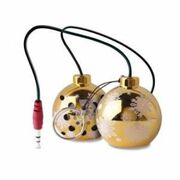 PuroSPXMASGOLD2Speaker"Christmasball",goldwithXmassockpack