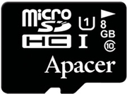 ApacerAP8GMCSH10U1-RAmicroSDHCUHS-IU1Class108GBw/oAdapter