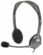 HeadsetLogitechH111,Mic,1xmini-jack3.5mmP/N981-000593Height:160mm(6.3in)Width:210mm(8.3in)Depth:50mm(2.0in)Weight:73.2g(2.6oz)InputImpedance:32OhmsSensitivity(headphone):100dB+/-3dBSensitivity(microphone):-58