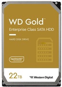 3.5"HDD22.0TB-SATA-512MBWesternDigitalGold(WD221KRYZ),Enterprise,CMR,7200rpm,2.5M(MTBF)