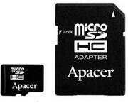 ApacerAP32GMCSH10U1-RmicroSDHCUHS-IClass1032GB+SD-Apapter