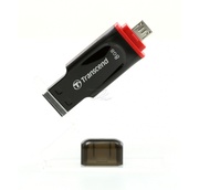 ФлешкаTranscendJetFlash340,8GB,USB2.0,Black-Red
