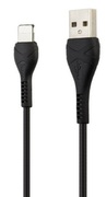 CableUSBtoLightningHOCOX37Coolpower,1m,Black,upto2.4A,CharchingDataCable,Outermaterial:PVC