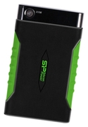 1.0TB(USB3.0)2.5"SiliconPower"ArmorA15",Black-Green,Anti-Shock(MilitaryDropTest)