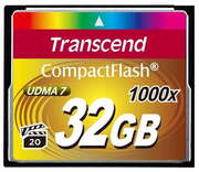 32GBCompactFlashCard,Hi-Speed1000X,Transcend"TS32GCF1000"(R/W:160/120MB/s)
