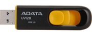 ФлешкаADATA,DashDriveUV128,16Gb,USB3.0,black-yellow