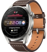 HUAWEIWATCH3Pro,TitaniumGray,BrownLeatherStrap