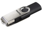 Hama"Rotate"FlashPen,USB2.0,8GB,10MB/s,black/silver,NarrowPackaging