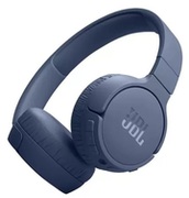 HeadphonesBluetoothJBLT670NC,Blue,On-ear,AdaptiveNoiseCancellingwithSmartAmbient