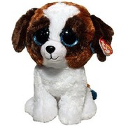 TGDUKE-brown-whitedog25cm(backpack)