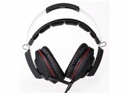 MARVO"HG8914",GamingHeadset,Microphone,50mmdriverunit,Volumecontrol,Adjustableheadband,BlueandOrangeillumination,2x3.5mmjack,USB-forillumination,cable2.3m,Black-Red