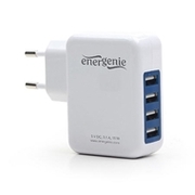 UniversalUSBcharger,Out:4*5V/upto2.1A,In:SchukoCEE7/4,White,EG-U4AC-01-http://energenie.com/item.aspx?id=8542