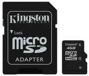 Kingston4GBmicroSDHCClass4withadapter