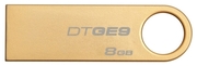 8GBKingstonDataTravelerGE9,24-caratgold-platedmetalfinish,Compactandlightweight,RedDotIndustrialDesign