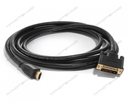 CableHDMItoDVI3.0mAPCElectronic,male-male,HDD004-3m,BLACK,GOLD30AWGWITHFERRITE(cabluHDMI/кабельHDMI)