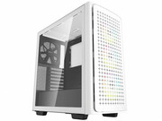 DEEPCOOLCK560WHATXCase,withSide-WindowTemperedGlassSide,withoutPSU,Tool-less,Pre-InstalledFans:Front3X120mm,Rear1X140mm,2xUSB3.,1xTypeC/Audio,White