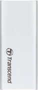 .120GB(USB3.1/Type-C)TranscendPortableSSDESD240C,Silver(81x34x7.5mm,33g,R/W:520/460MB/s)